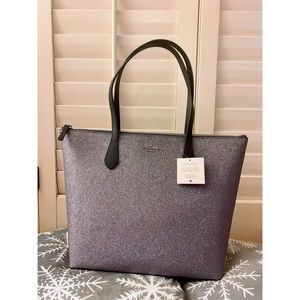 Kate Spade Purse NWT | Large Blue Glitter Tote